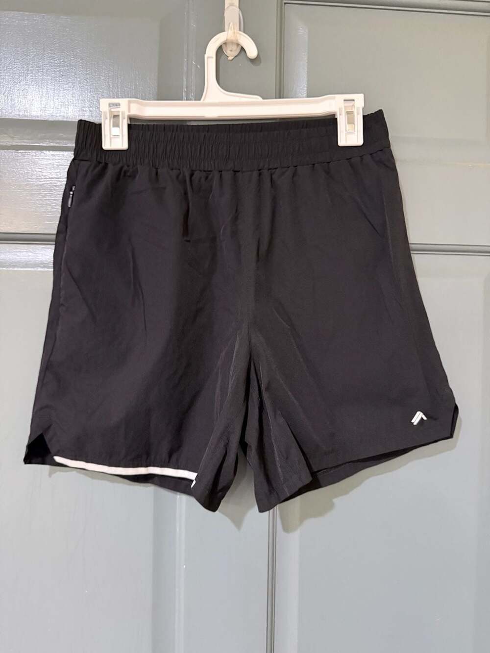 Alphalete Stride Shorts Blaxk Sz Sm Mens 5in Inseam